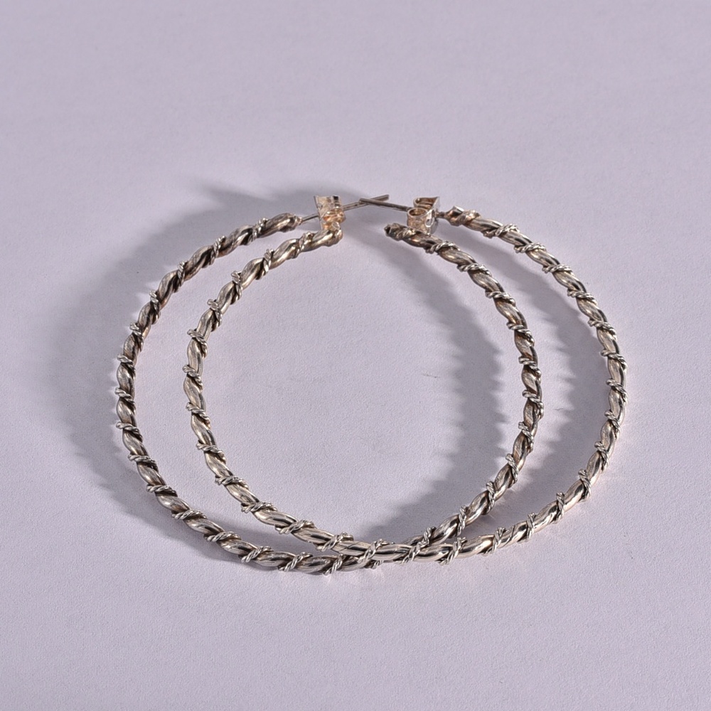 Sterling Silver Hoop Earrings